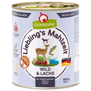 GranataPet Liebling's Mahlzeit Wild & Lachs 800 g