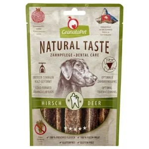 GranataPet Natural Taste Dentrix Sparpaket: Hirsch 3 x 70 g