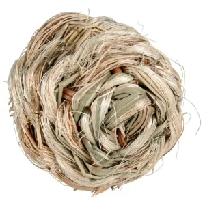 Gras-Ball mit Glocke für Kleintiere
