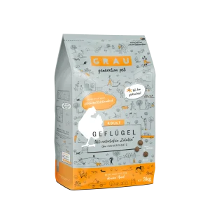 Grau Hund Geflügel