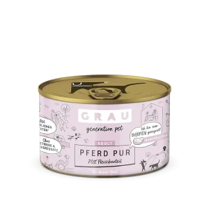 Grau Hund Pferd Pur
