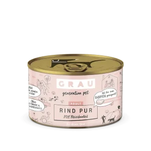 Grau Hund Rind Pur