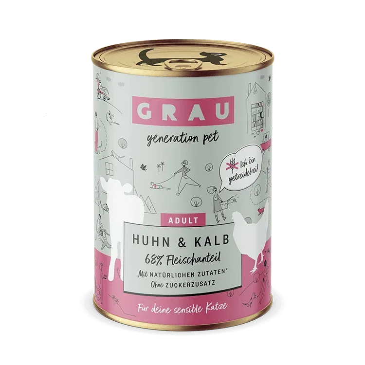 Grau Katze Huhn & Kalb - Image 2