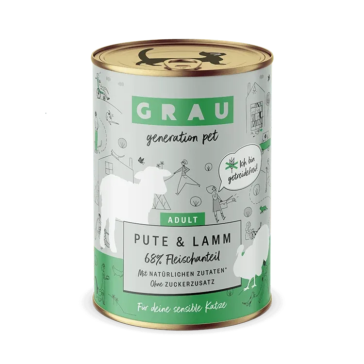 Grau Katze Pute & Lamm - Image 2