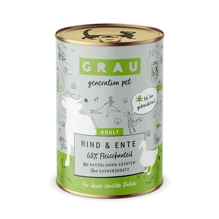 Grau Katze Rind & Ente - Image 2