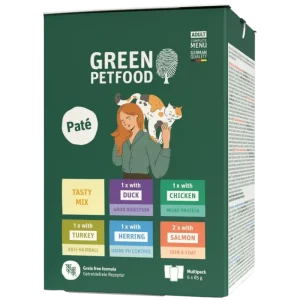 Green Petfood Cat MP Paté Tasty Mix 6 x 85 g