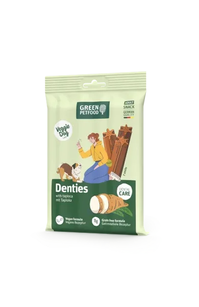 Green Petfood Hund Denties with Tapioca