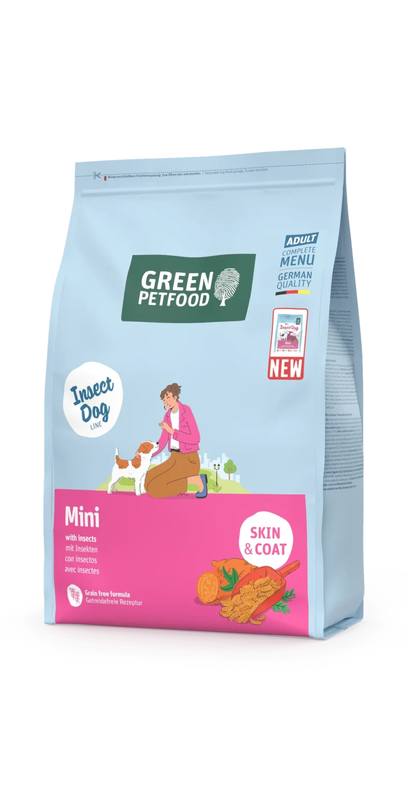 Green Petfood Hund Mini with Insects - Image 2