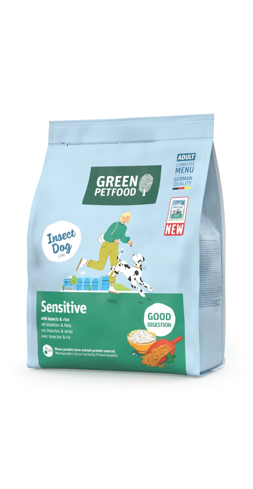 Green Petfood Hund Sensitive with Insects
