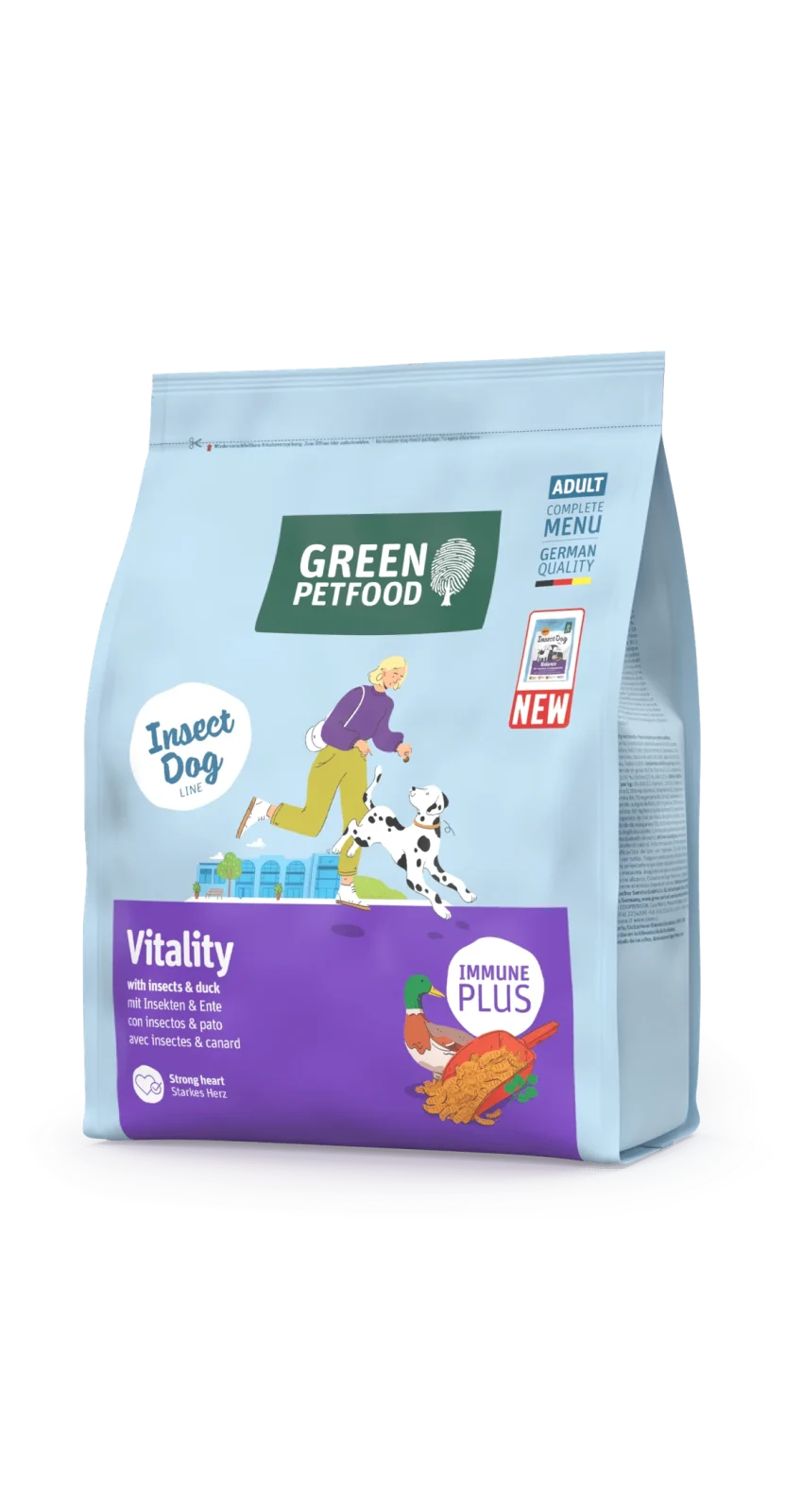 Green Petfood Hund Vitality with Insects