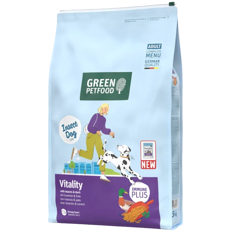 Green Petfood InsectDog Vitality with Insects
