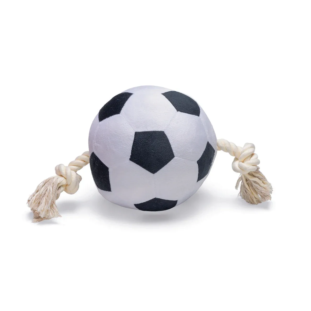 Großer Hundeball Plüschball mit Seil