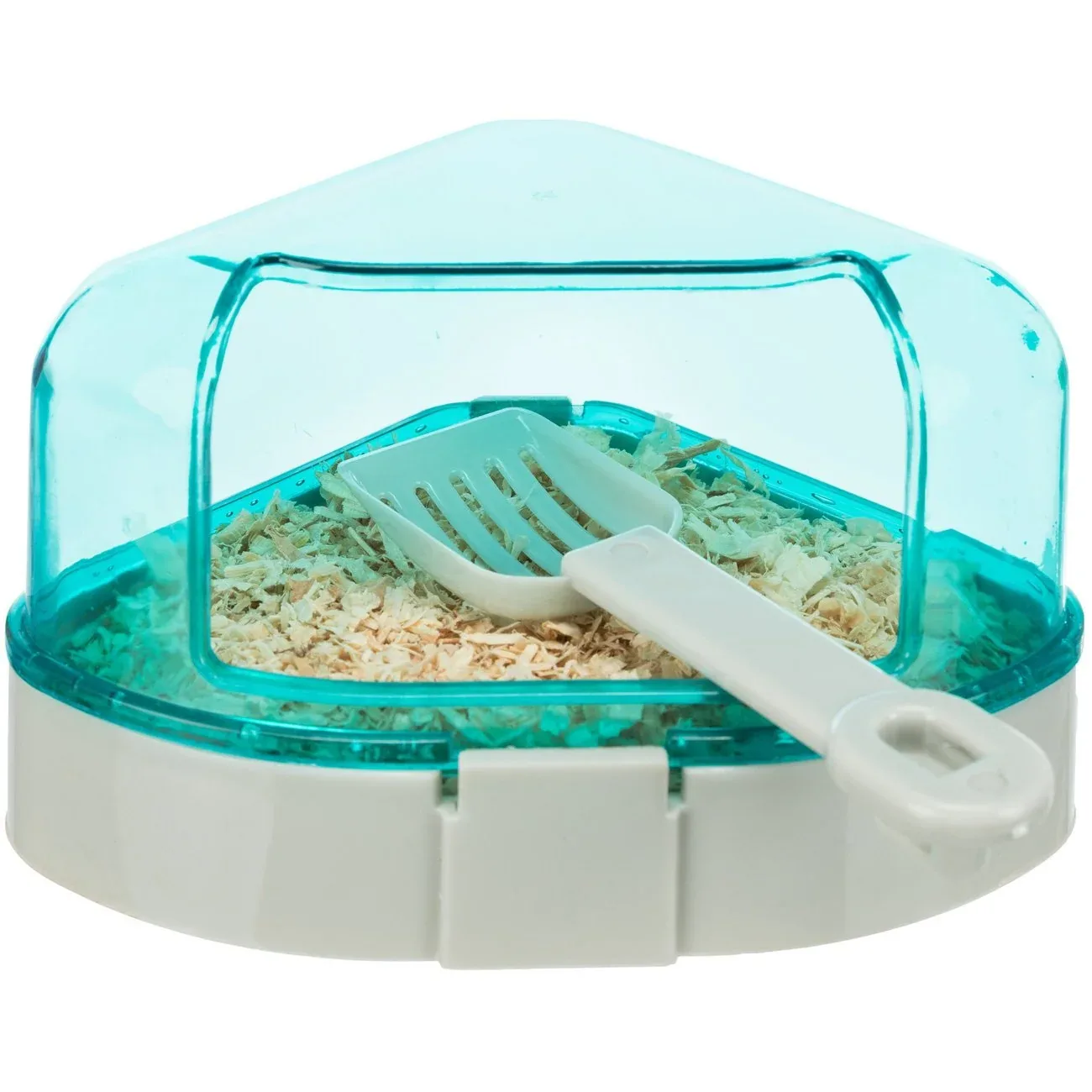 Hamstertoilette Ecktoilette mit Dach - Image 2