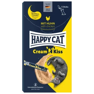 Happy Cat Cream 'N' Kiss Snack mit Huhn 80 g