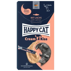 Happy Cat Cream 'N' Kiss Snack mit Lachs 80 g