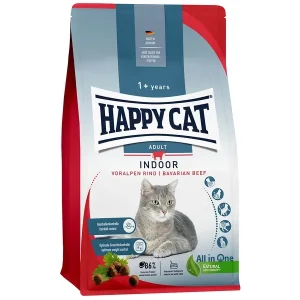 HAPPY CAT Indoor Adult Voralpen-Rind 1,3kg | DAS FUTTERHAUS