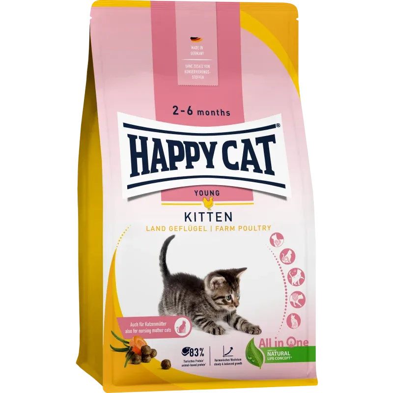 Happy Cat Kitten Land Geflügel