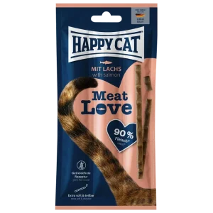 Happy Cat Meat Love Snack mit Lachs 15 g