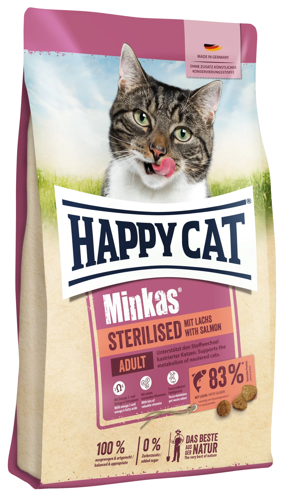 Happy Cat Minkas Sterilised Lachs