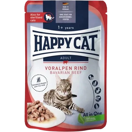 Happy Cat PB Culinary Meat in Sauce Voralpen Rind 85 g