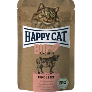 Happy Cat Pouch Bio Rind 85 g