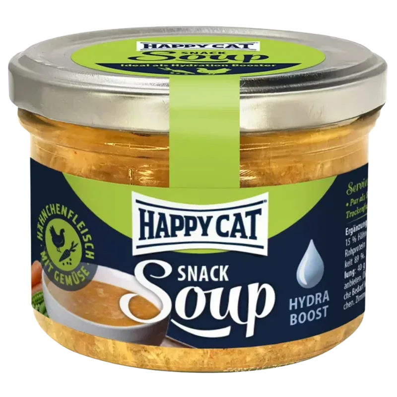 Happy Cat Snack Soup mit Hähnchenfleisch und Gemüse