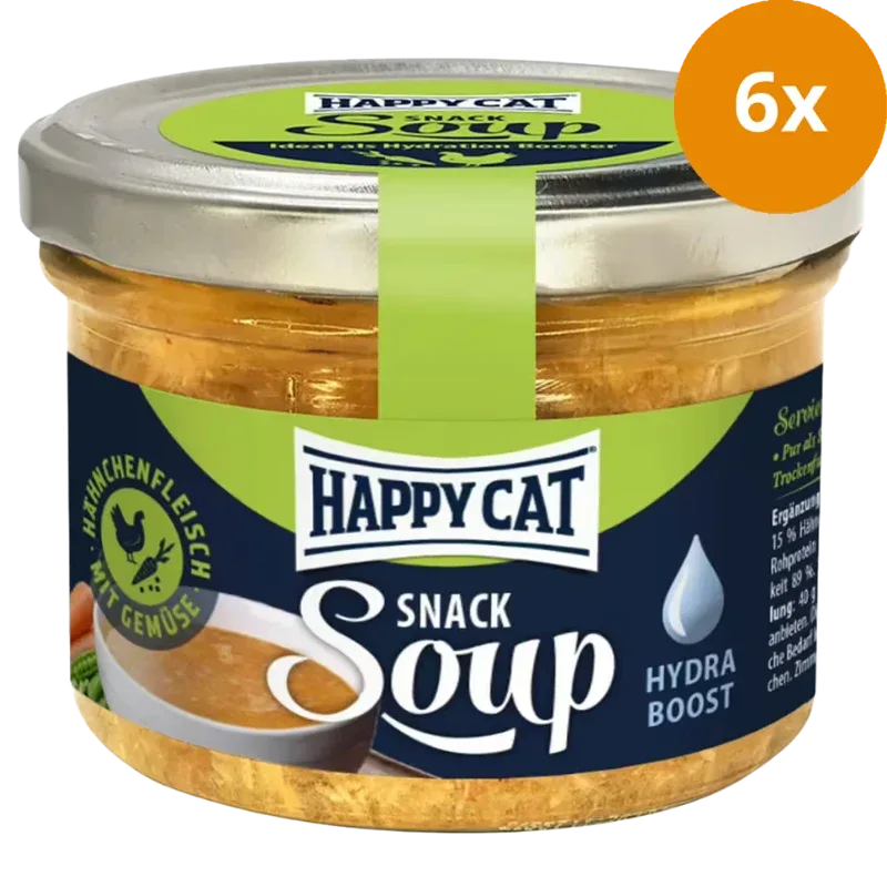 Happy Cat Snack Soup mit Hähnchenfleisch und Gemüse - Image 2