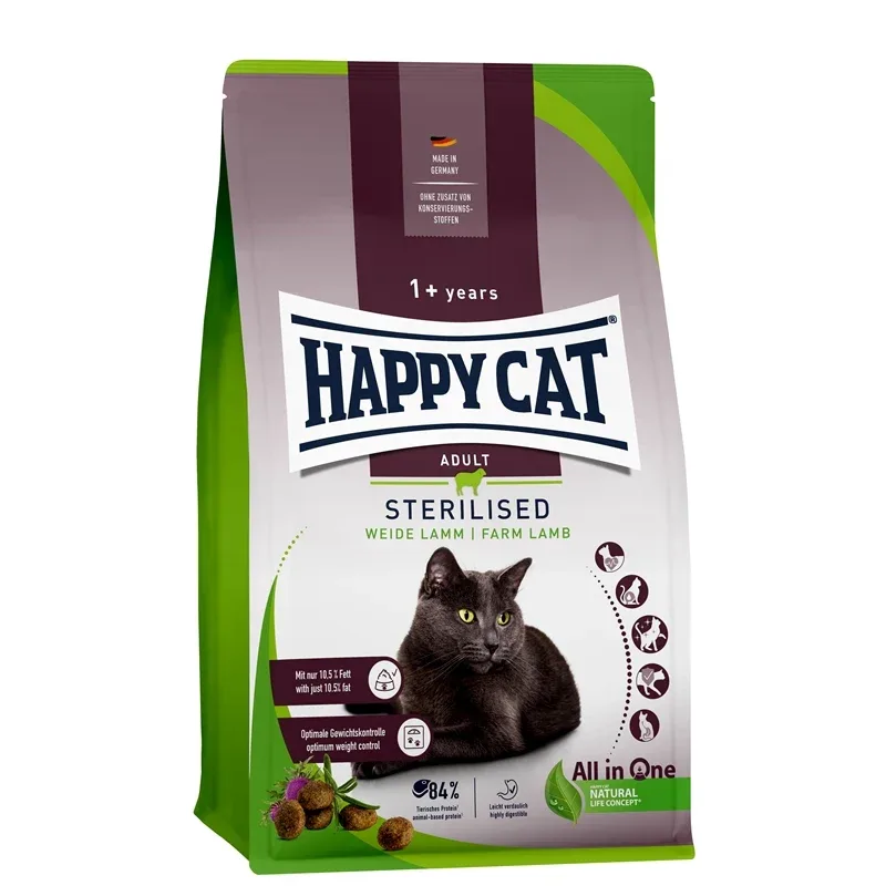 Happy Cat Sterilised Adult Weide Lamm - Image 2