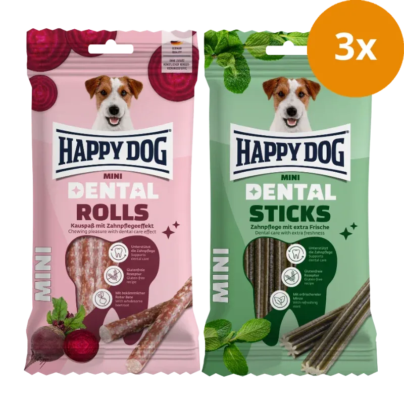Happy Dog Dental Snacks Mini Probierpaket - Image 2