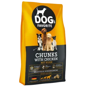 Happy Dog Favorite Chunks mit Huhn