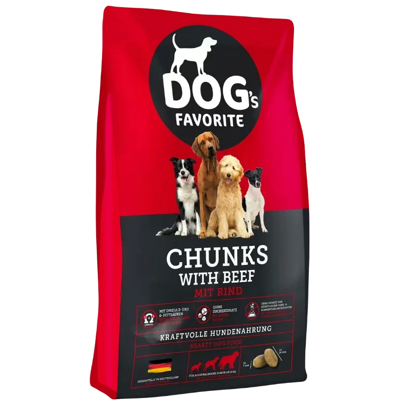 Happy Dog Favorite Chunks mit Rind