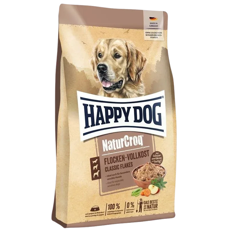 Happy Dog NaturCroq Flocken Vollkost