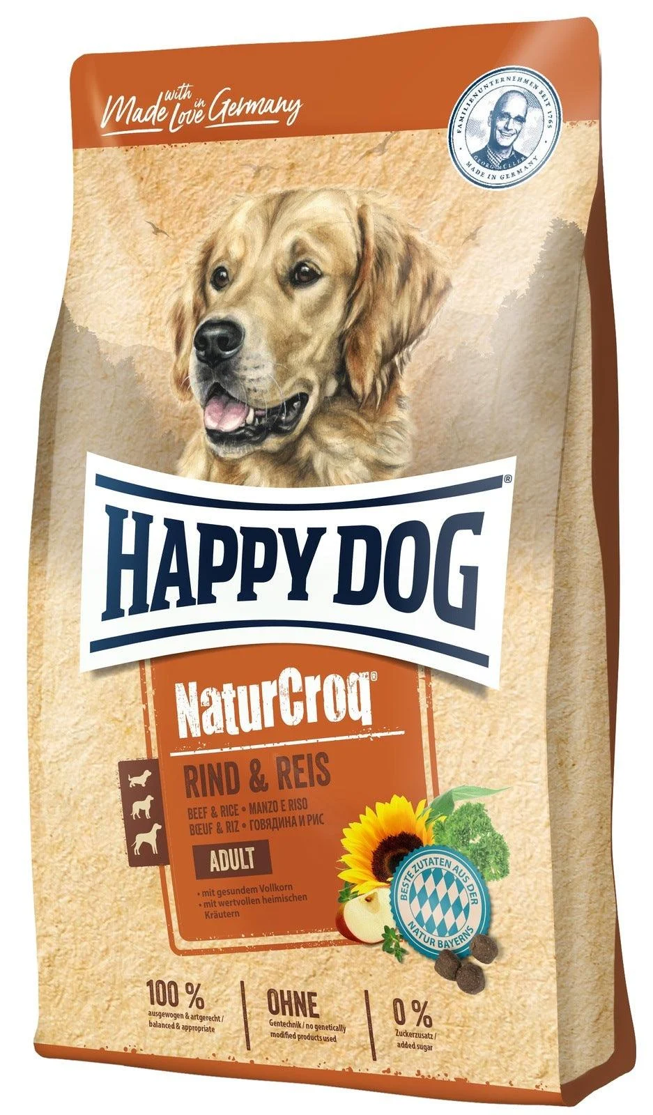 Happy Dog NaturCroq Rind & Reis