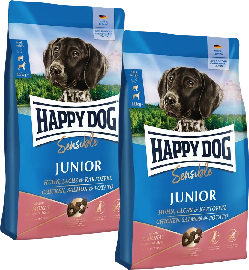 Happy Dog Sensible Junior Huhn, Lachs & Kartoffel - Image 2