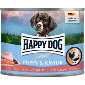 Happy Dog Sensible Puppy Huhn, Lachs & Kartoffel 200 g