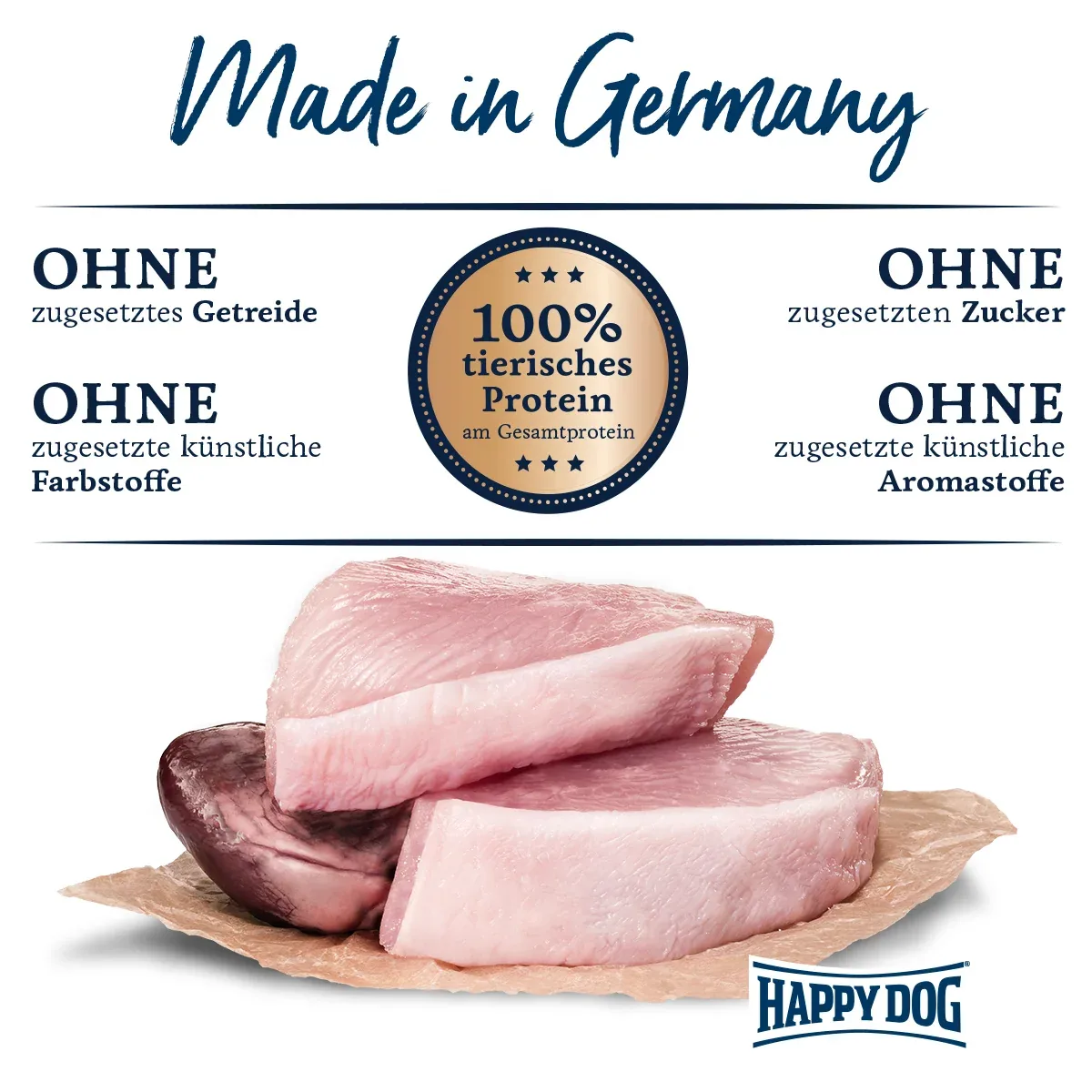 Happy Dog Sensible Pure Texas Truthahn Pur 400 g - Image 2