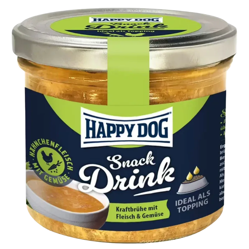 Happy Dog Snack Drink mit Hähnchenfleisch und Gemüse