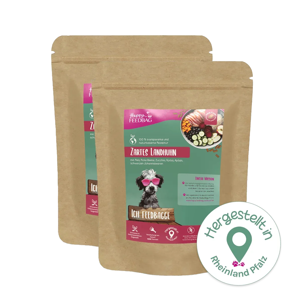 HappyFeedbag zartes Landhuhn kaltgepresst & naturbasiert - Image 2