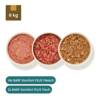 Haustierkost Fertigbarf PP Frostfutter 16 x 500 g