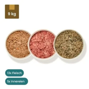Haustierkost Hund Senior Frostfutter Menü 9 kg