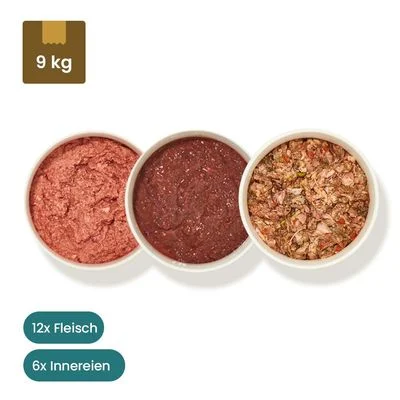 Haustierkost Hund übergewicht Frostfutter 9 kg