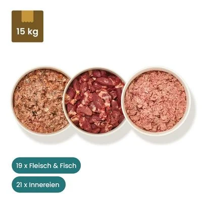Haustierkost Schlemmer Paket Katze Frostfutter 15 kg