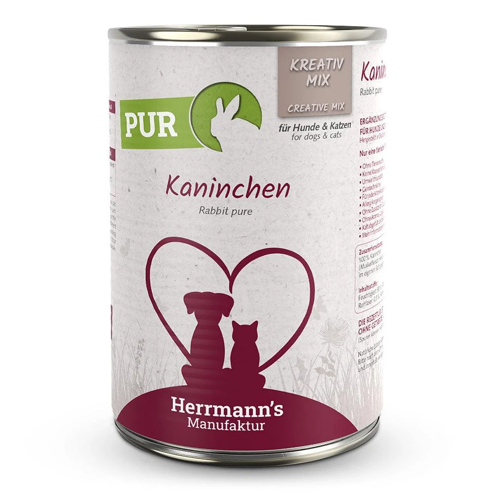 Herrmanns Hund Reinfleisch Kaninchen - Image 2
