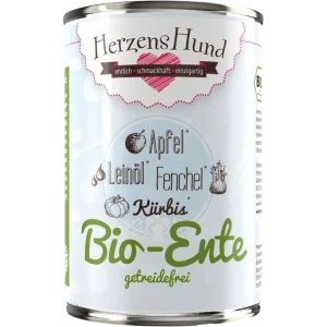 HerzensHund Bio-Ente mit Bio Gemüse 400 g