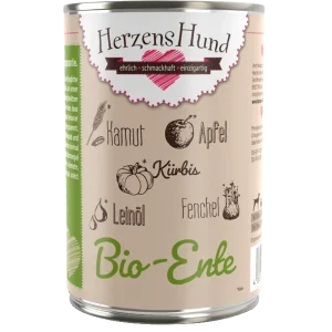 HerzensHund Bio Ente mit Bio Gemüse 400 g