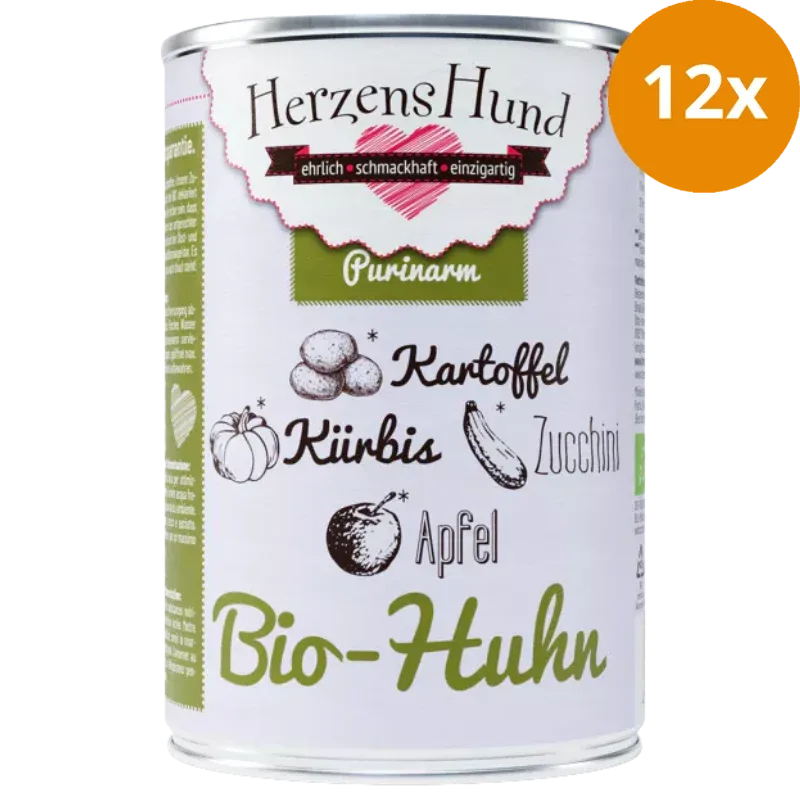 Herzenshund Bio-Huhn mit Bio-Kartoffel 400 g - Image 2