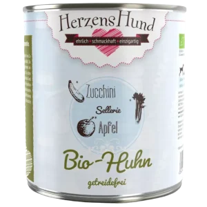 Herzenshund Bio-Huhn mit Bio-Zucchini getreidefrei 800 g