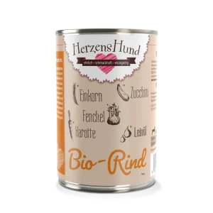 HerzensHund Bio Rind mit Bio Gemüse 400 g