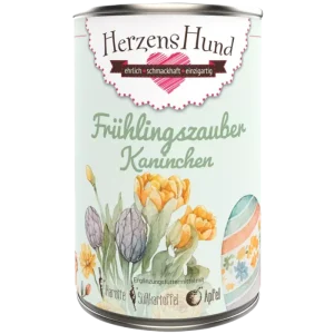 Herzenshund Frühlingszauber Kaninchen mit Bio-Karotte 400 g