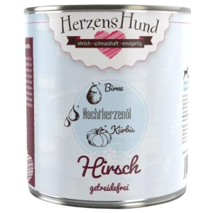 Herzenshund Hirsch mit Kürbis getreidefrei 800 g